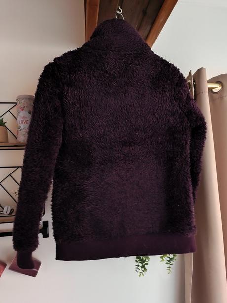 Plyšová mikina bunda chlupatka 158/164, c&a,164