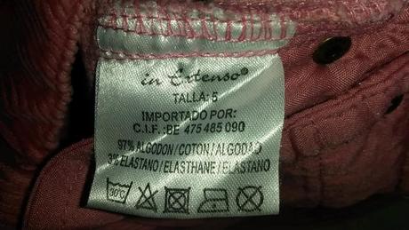 Růžové manšestráky little princes vel. 110, 110