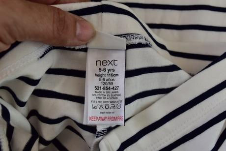 Legíny 3/4 vel. 5 - 6 let, h&m,116