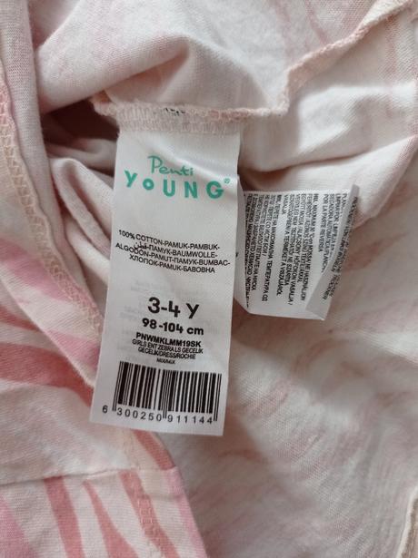 Šaty dlouhý rukáv 104 penti young, 104