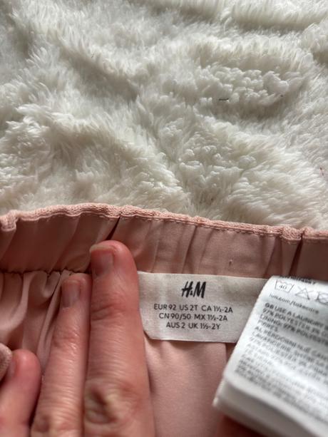 Sukně tylová meruňkové barvy - v.92, h&m,92
