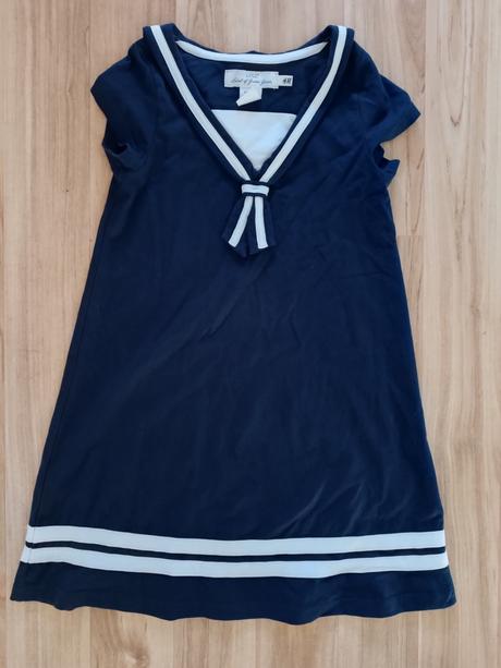 Šaty námořnické, h&m,122