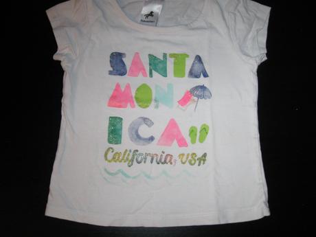Dívčí tričko, c&a santa monica, růžové 86/92, c&a,92