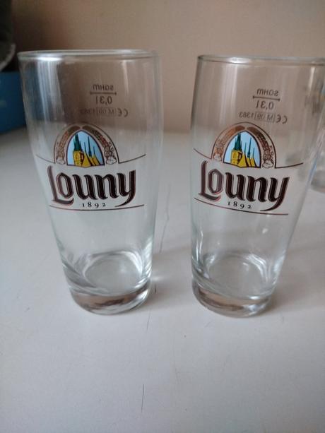 Pivní sklenice louny, 