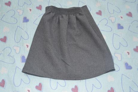 Společenská šedá sukně, vel. cca 110, 110