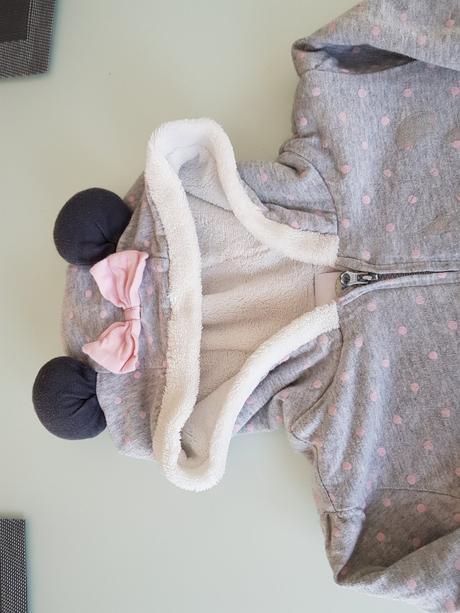 Dětská mikina/bunda ca 92 s minnie s ouškama, c&a,92