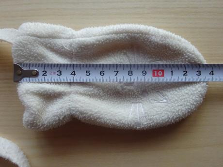 Zimní rukavice bílé, vel. 68/74, 68