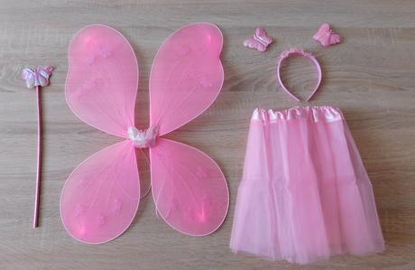 Dětský kostým motýlková víla vel.5/9let,