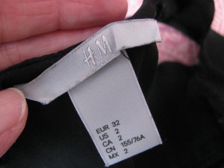 Dámská halenka, top, s krajkovým detailem, h&m,32