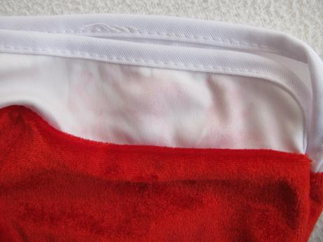 Vánoční kostým-elastické návleky paní santová,