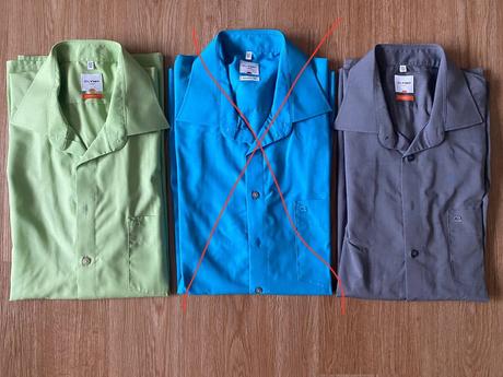 Pánské košile - 3 ks - olymp luxor, vel. 44, 44