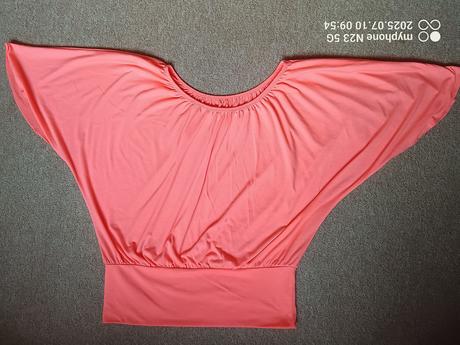 Tričko neón motýl střih vel."uni",