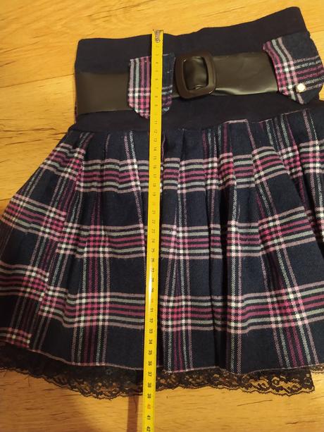 Dívčí podzimní sukně k legínám, v. 140, 140