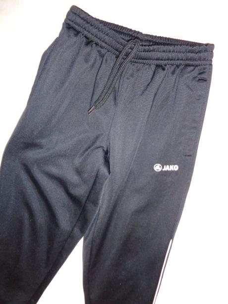 Super černé lesklé tepláky, 116