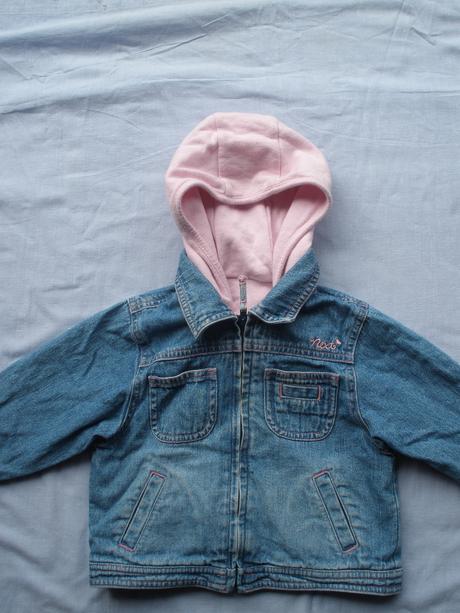 Riflová nextíková bunda s vestou 2v1, next,92