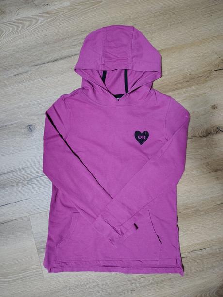 Dívčí mikina/šaty s kapucí 164, 164