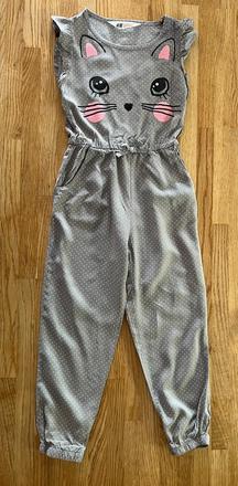 Letní overal h&m vel. 104 šedý, h&m,104