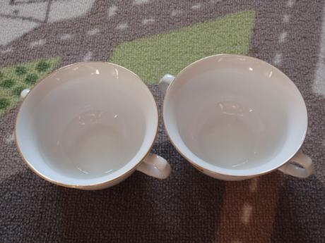 Retro miska-mistička porcelánová 2 kusy.,