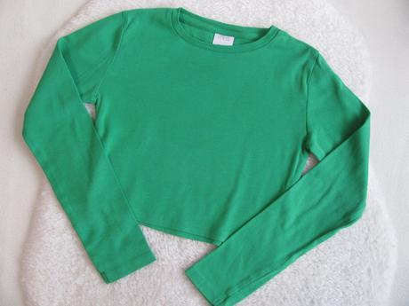 Crop top bavlněné tričko zara, zara,152