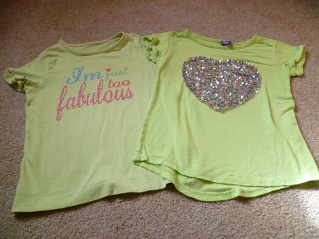 Neonové tričko, mothercare,110