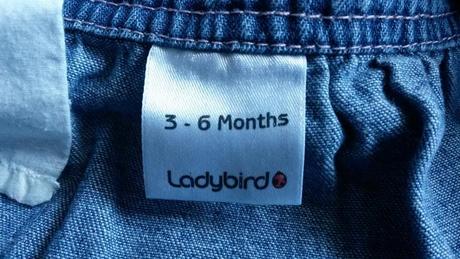 Džínové šatičky s výšivkami ladybird 3-6 m, ladybird,68