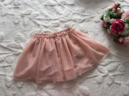 Sukně tylová meruňkové barvy - v.92, h&m,92