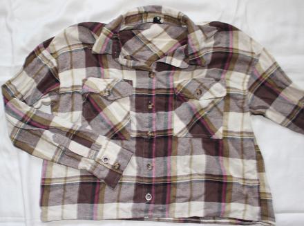 P02 dívčí krátká a široká flanelka, vel. xs, xs