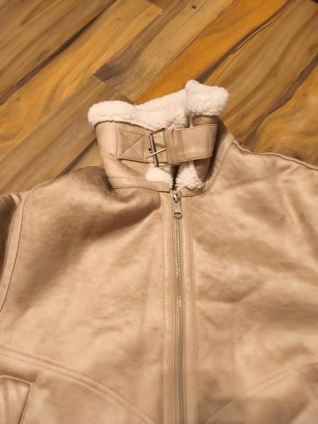 Zimní bunda beránkem oversize s-l, amisu,m