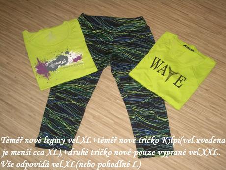 2xtričko + legíny vel.xl, xl