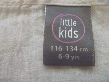 Bílé plážové šaty zn. little kids vel. 116-134, 122