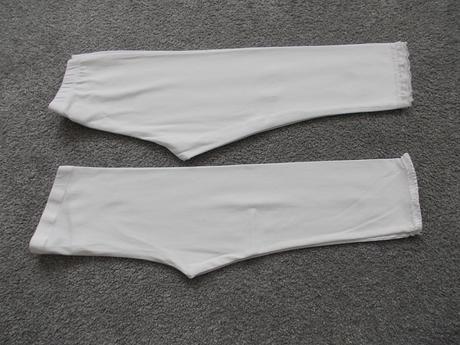 3/4 legíny / legínky / tříčtvrťáky, vel.140/146, h&m,140