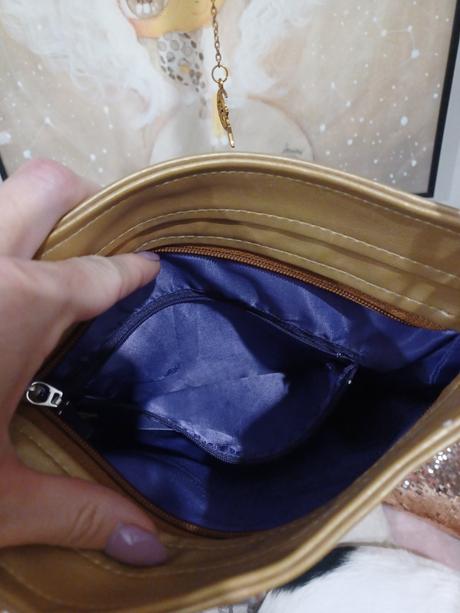 Zlatá kabelka crossbody dara bags, 