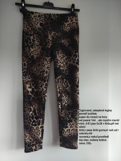 Zateplené kalhoty-vel 134-140, 140