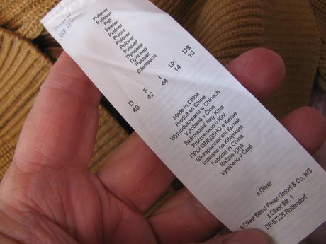 Dámský hnědý svetr se stojáčkem s.oliver, s.oliver,40