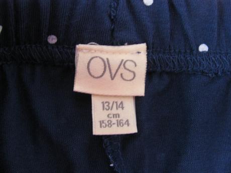 Tmavě modré bavlněné šortky, ovs,164