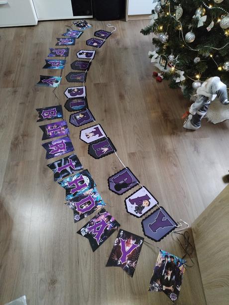 Wednesday výzdoba narozeninová,