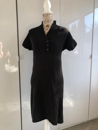 Upletove saty hnede 34, 34