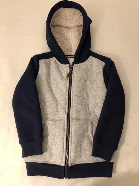 Teplá mikina s kožíškem c&a, vel. 110-116, c&a,116