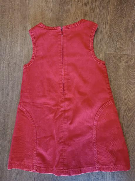 Červené manžestrové šaty, mayoral, vel.98, mayoral,98