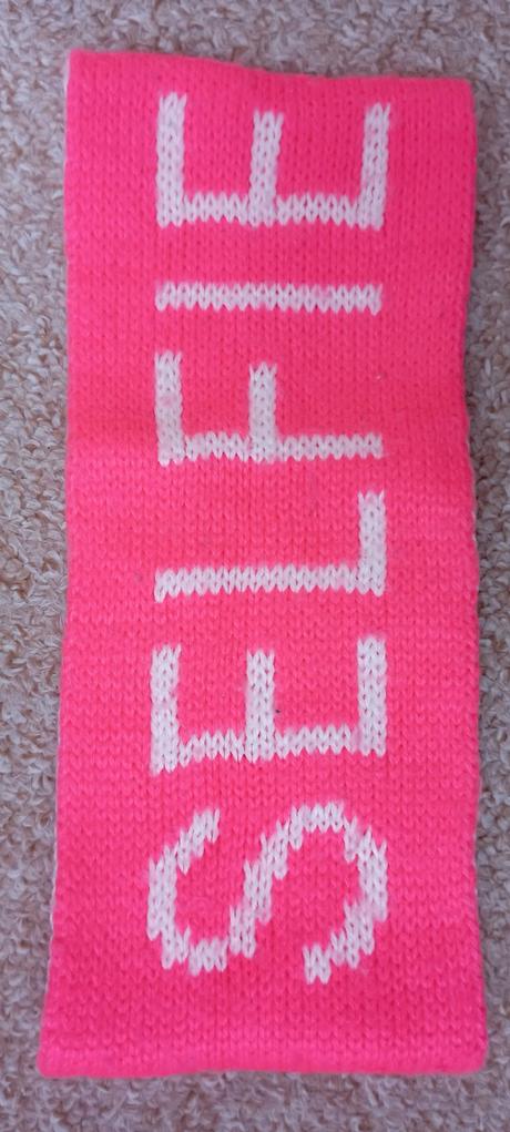 Neonová čelenka "selfie",