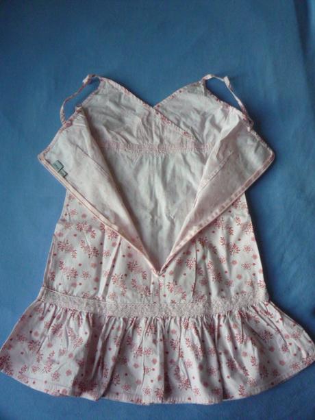 Světle růžové plátěné šaty vel. 146-152, alive,146