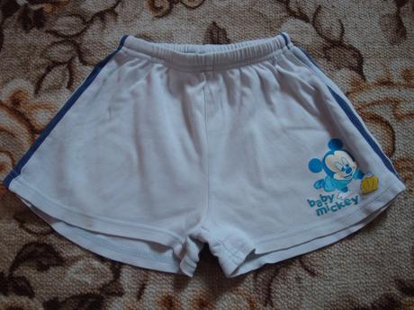 Kraťasy s mickey mouse, vel. 80, disney,80