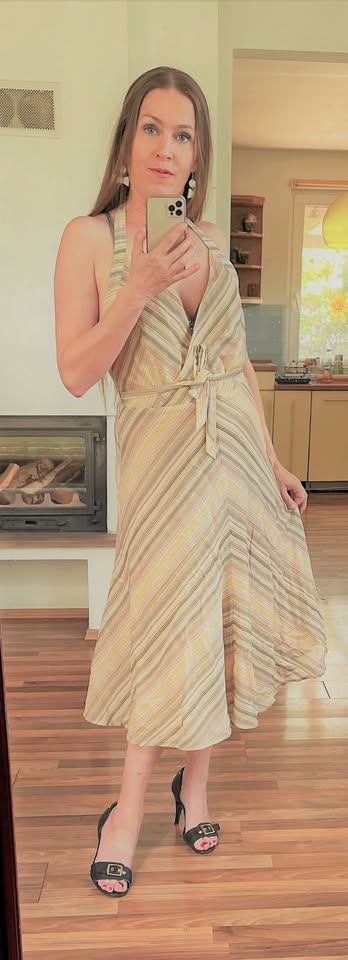 Proužek šaty za krk, vel xl, možná l/xl, mexx, mexx,xl