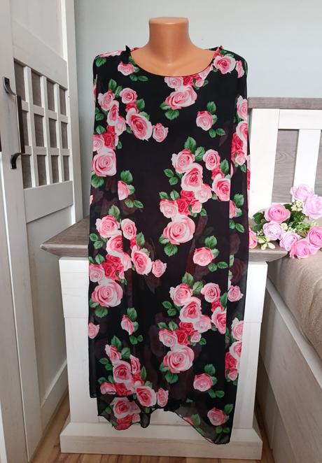 Šaty s růžemi, m