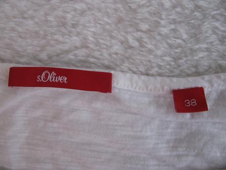 Dámská bílá halenka, tričko s.oliver, s.oliver,38