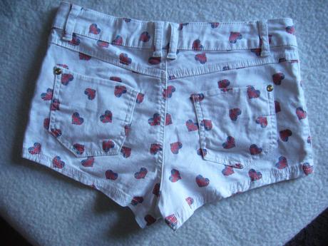 Elastické dámské/dívčí kraťasy/šortky, denim,34