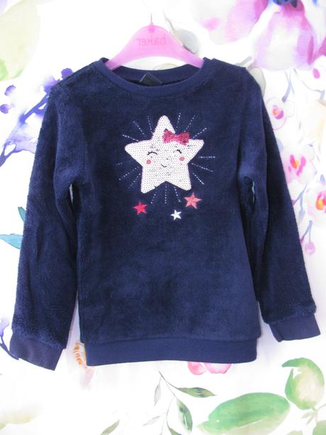 Fleecová fialová mikina s hřejivou podšívkou, kiki&koko,116