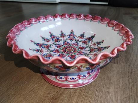 Originální zdobená keramická mísa, 