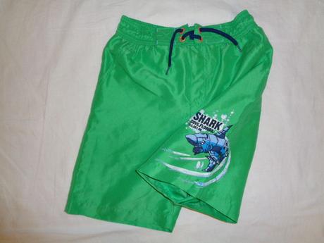 Nádherné svítivě zelené plavky nebo kraťasy-žralok, marks & spencer,128