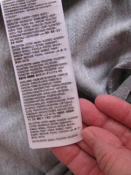 Šedý maskačový bavlněný overal s kapucí converse, converse,68